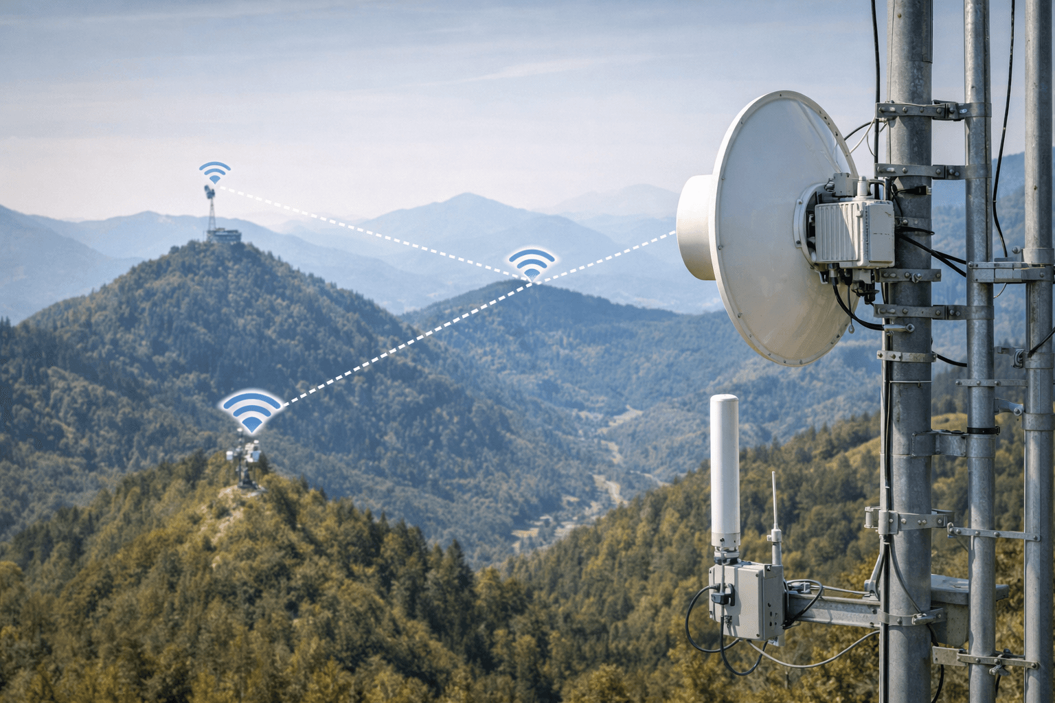 Mountain Area Wireless Relay Network Project